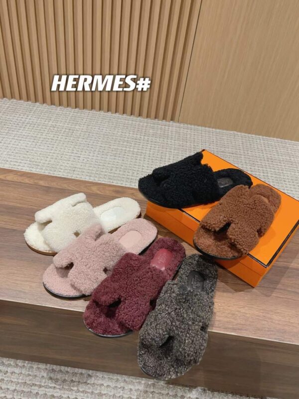 에르메스 이즈미르 시어링 샌들 슬리퍼H222849Z 신발
