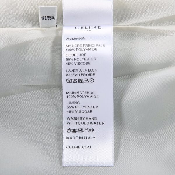 셀린느 새틴 피니시 나일론 CELINE 자수 테디 자켓 2W971048S - 이미지 6