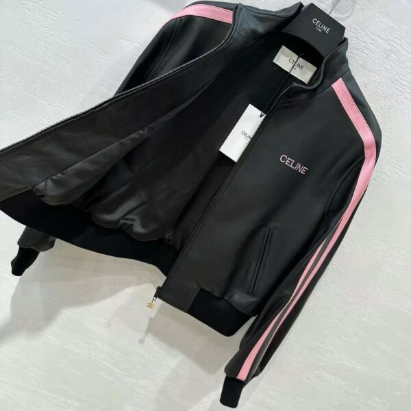 셀린느 소프트 램스킨 CELINE 트랙수트 자켓 2EH71583C - 이미지 6