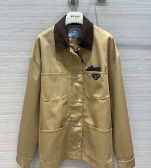 프라다 캔버스 블루종 자켓 292103