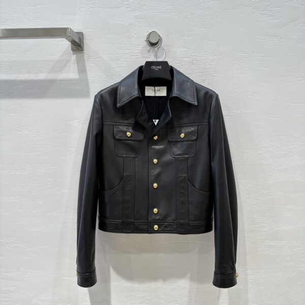 셀린느 23FW 여성 가죽 자켓 2EG36305Q