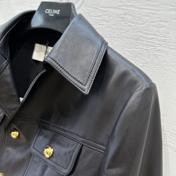 셀린느 23FW 여성 가죽 자켓 2EG36305Q - 이미지 2
