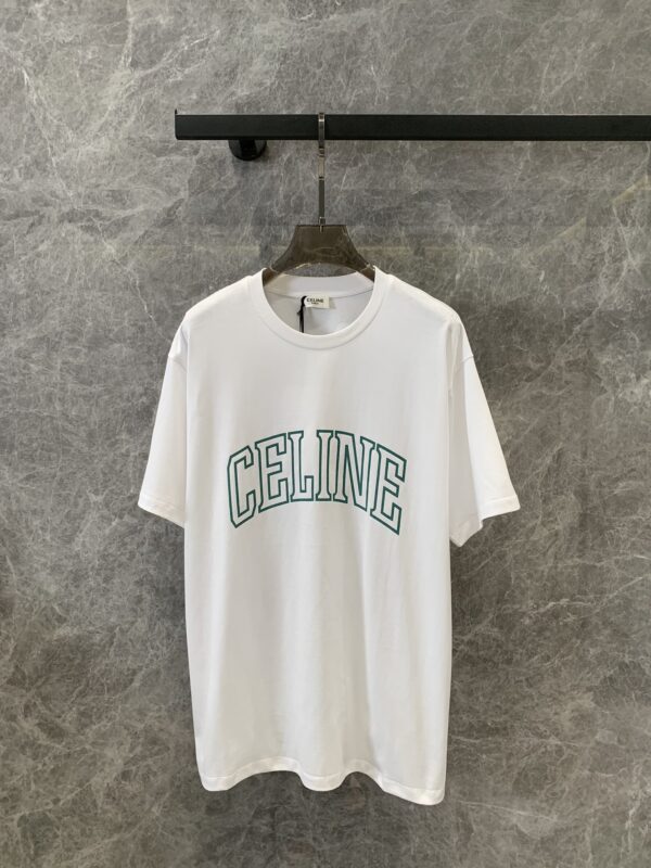 셀린느 코튼 저지 CELINE 루즈 티셔츠 2X60L671Q