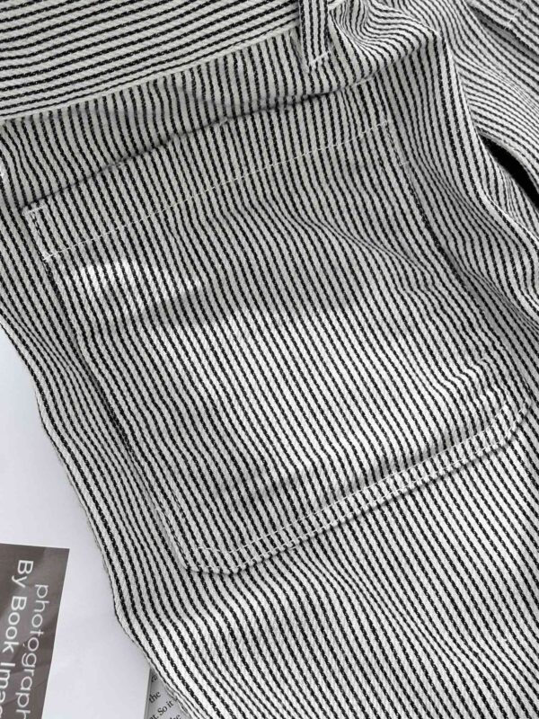 디올 D-Stripes 모티브 코튼 데님 플레어 진 팬츠 442P04A3637 - 이미지 5