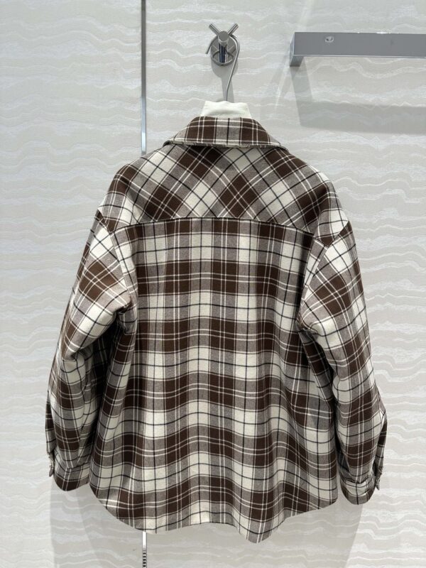 미우미우 24FW 엔브로이디드 울 다운 쟈켓 F03KK - 이미지 7