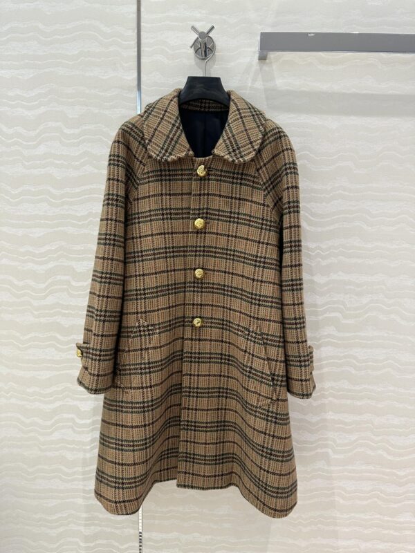 셀린느 PRINCE OF WALES 울 빅투아르 맥 코트 2M45D167Z