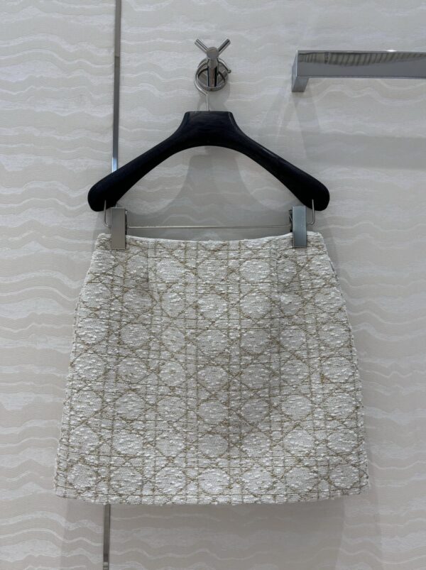 디올 Dior Or 매크로까나쥬 미니스커트 511J45A7798 - 이미지 6