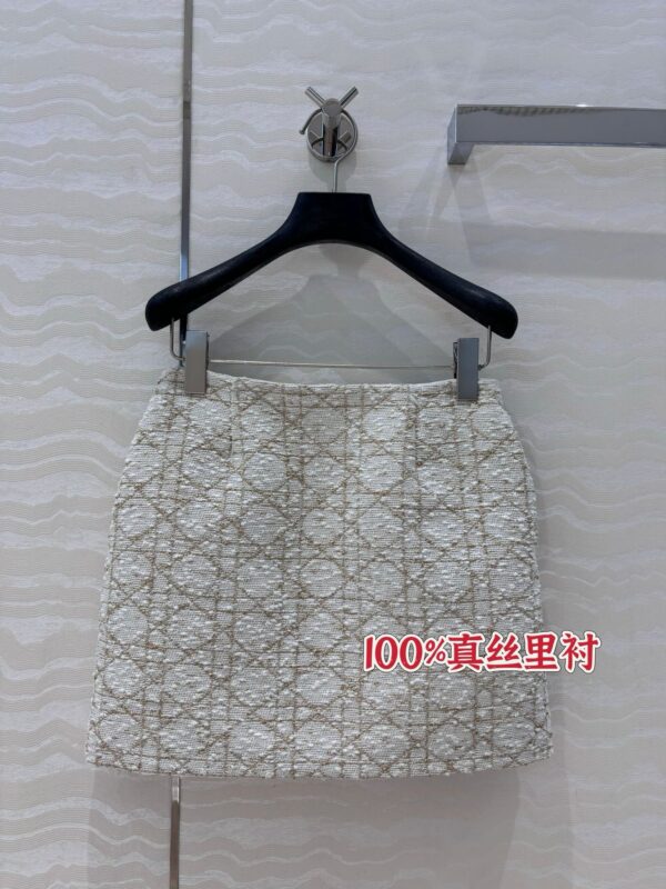 디올 Dior Or 매크로까나쥬 미니스커트 511J45A7798