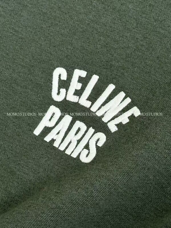 셀린느 코튼 캐시미어 CELINE PARIS 후디 집업 맨투맨 RY085450I - 이미지 3