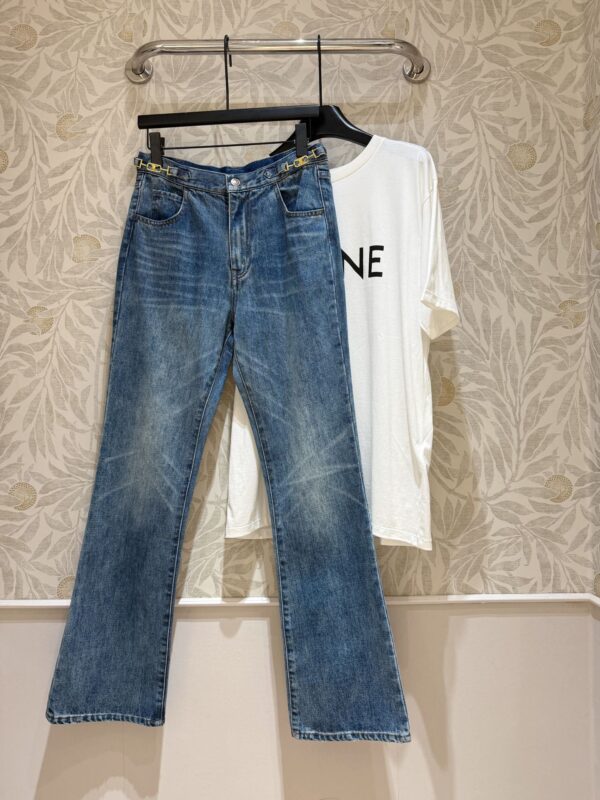 셀린느 유니언 워시 데님 마거릿 진 청바지 2N861930F