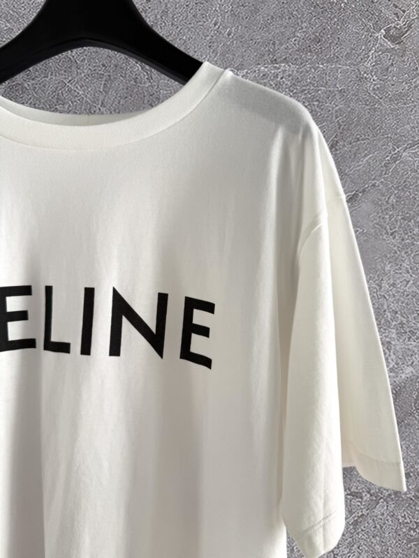 셀린느 코튼 저지 CELINE 루즈 티셔츠 2X764671Q - 이미지 3