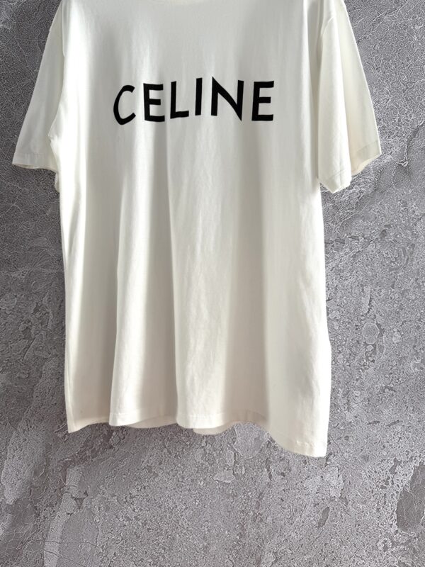 셀린느 코튼 저지 CELINE 루즈 티셔츠 2X764671Q - 이미지 4