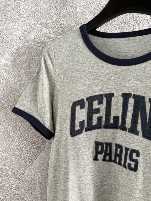 셀린느 코튼 저지 CELINE PARIS 70’s 티셔츠 2X59J671Q - 이미지 3