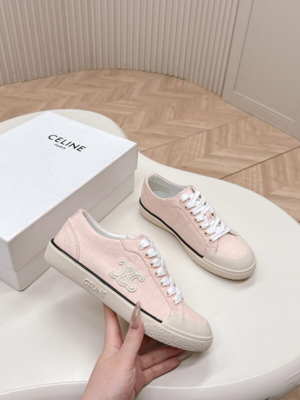 셀린느 캔버스 CELINE 트리옹프 앨런 스니커즈 363675148C - 이미지 2