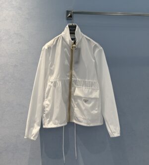 프라다 리나일론 바람막이 블루종 자켓 화이트 292282