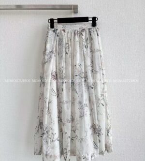 디올 플레어 미디 스커트 541J90A3A75
