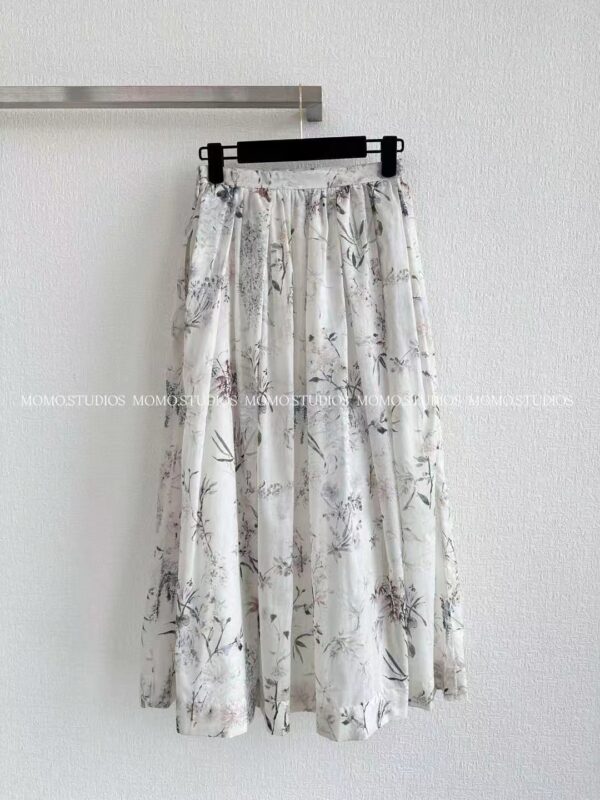 디올 플레어 미디 스커트 541J90A3A75