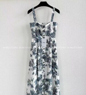 디올 Dioriviera 플레어 미디 원피스 541D57A3A91