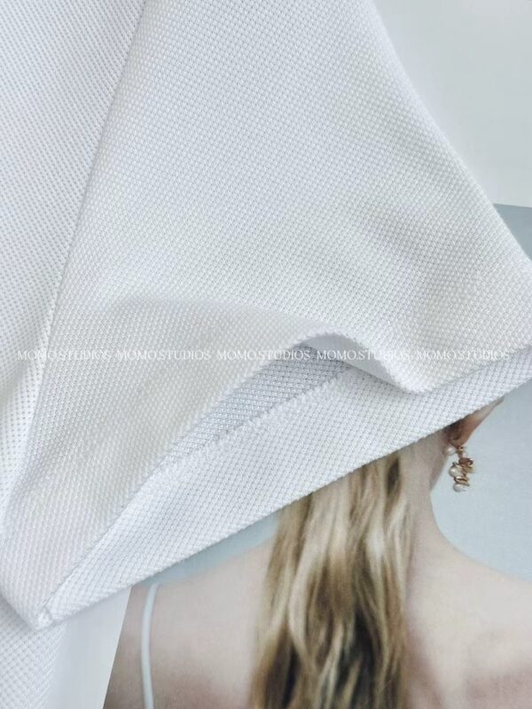 디올 Vibe 플리츠 쇼트 폴로 원피스 513R01A4200 - 이미지 5