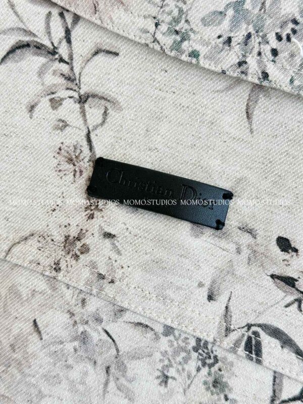 디올 Millefiori 데님 벨트 쇼트 자켓 542V41A3102 - 이미지 4