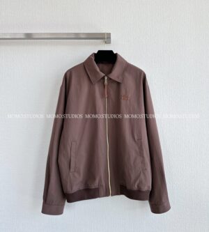 미우미우 파나마 코튼 블루종 집업 자켓 ML1265