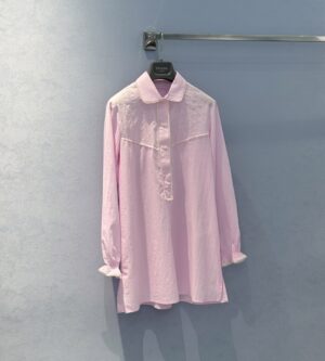 프라다 자수 바티스트 셔츠 P451IR