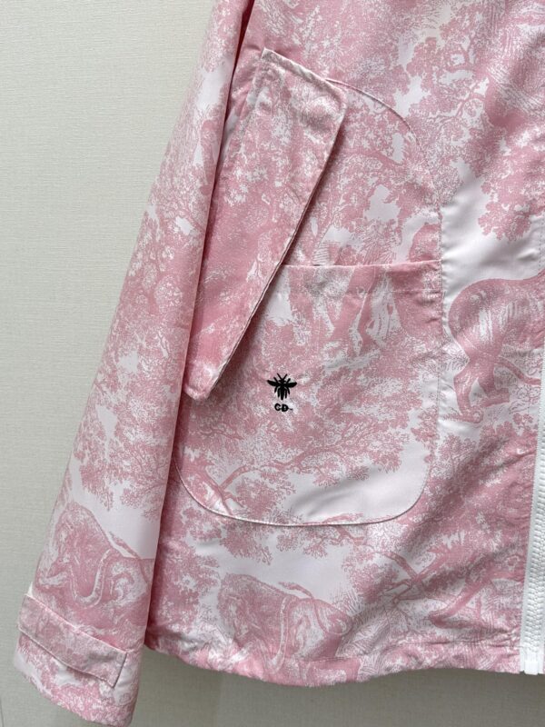 디올 체리 블라썸 핑크 리비에라 자켓 547C85A2826 - 이미지 3