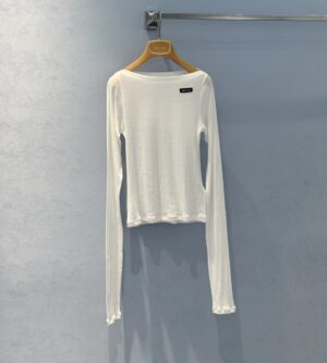 미우미우 립 저지 탑 티셔츠 MT2118
