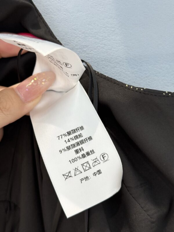 디올 마이크로까나쥬 플레어 미디 원피스 541D20A2567 - 이미지 6