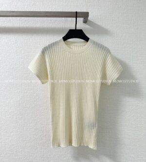 로로피아나 코스테 크루넥 반팔 니트
