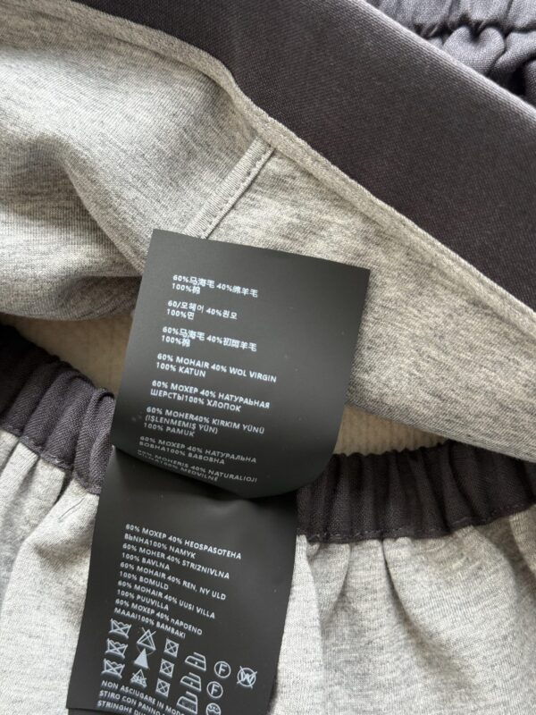 미우미우 Bonded 키드 모헤어 미니 스커트 MG2526 - 이미지 5