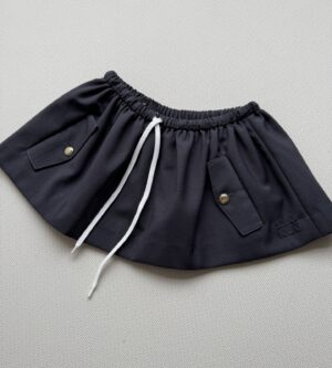 미우미우 Bonded 키드 모헤어 미니 스커트 MG2526
