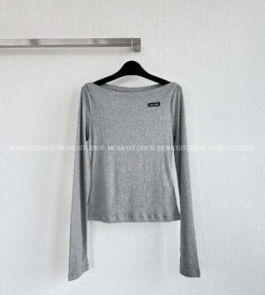 미우미우 립 저지 탑 티셔츠 MT2118