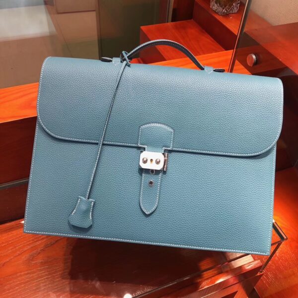 에르메스 S Sac a Depeches light 1 37 사카데페슈 브리프케이스 H074409C