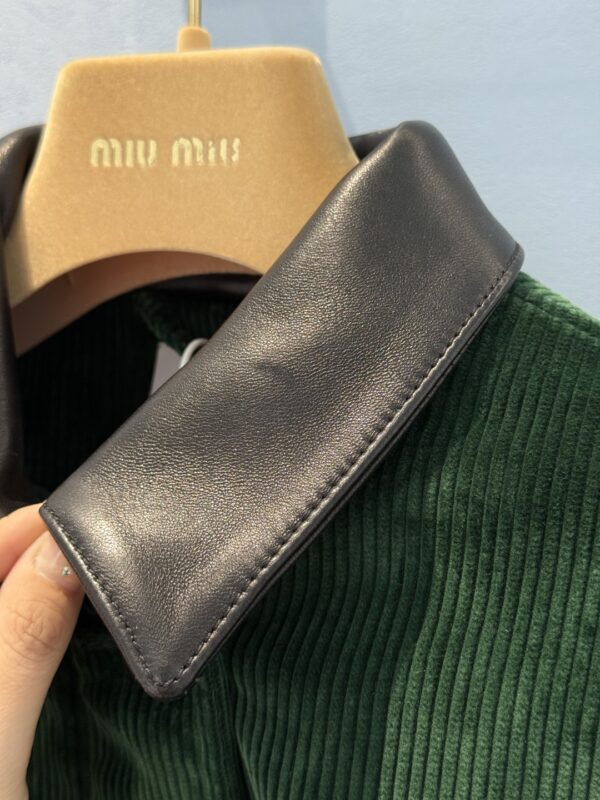 미우미우 패디드 코듀로이 블루종 자켓 ML1326 - 이미지 6