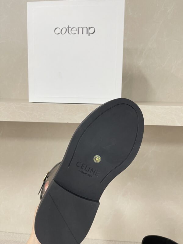 셀린느 카프스킨 CELINE 유니베르시떼 롱부츠 364533891C - 이미지 5