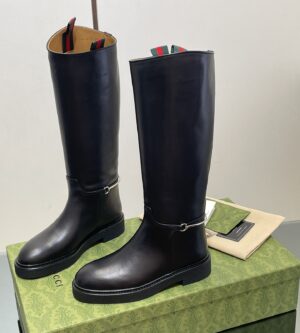 구찌 25FW 여성 슬림 홀스빗 롱부츠  805312