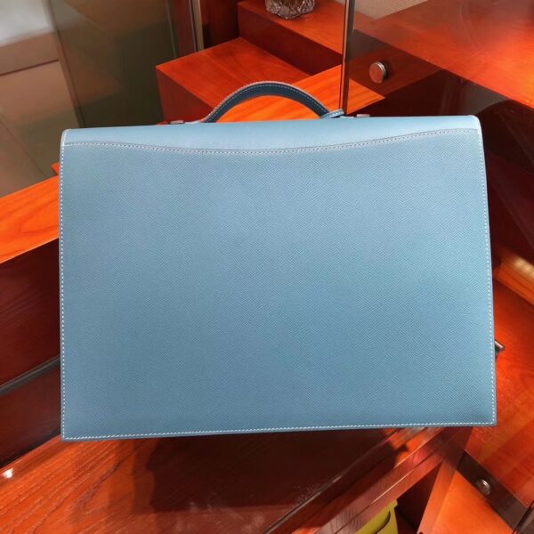 에르메스 S Sac a Depeches light 1 37 사카데페슈 브리프케이스 H074409C - 이미지 4