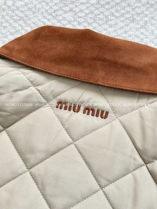 미우미우 퀼팅 테크니컬 퐁제 블루종 자켓 경량 패딩  ML1311 - 이미지 2